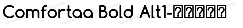 Comfortaa Bold Alt1字体转换